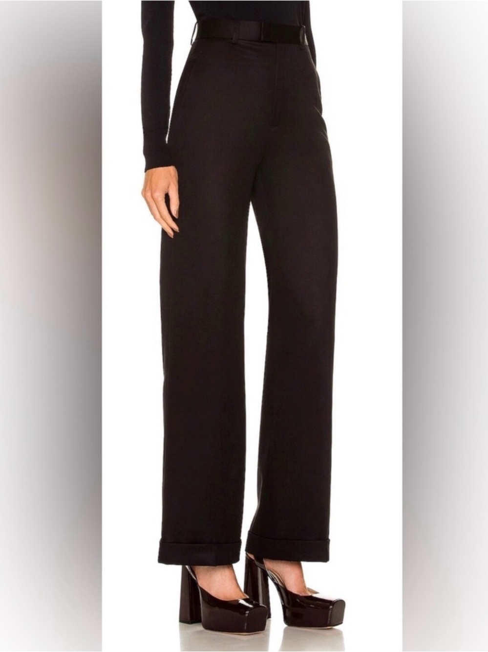 Women’s wide leg  Black Dress Pants